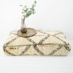 46''x23''x8'' Moroccan Double Pouf KP033