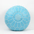 Moroccan Pouf Pouffe Turquoise