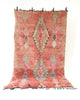 7'3"x 4'4" Vintage Moroccan Boujad Rug